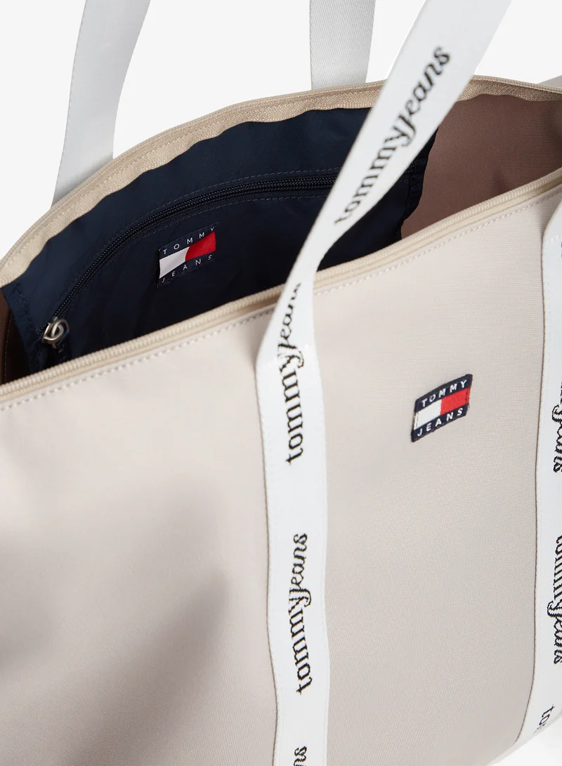 TOMMY JEANS  Essential Repeat Logo Tote Bag for Women | Best Price UAE